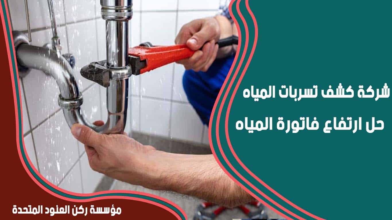شركة كشف تسربات المياه